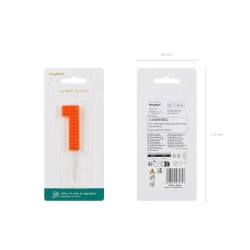 Narozeninová svíčka kostička číslo 1 červená